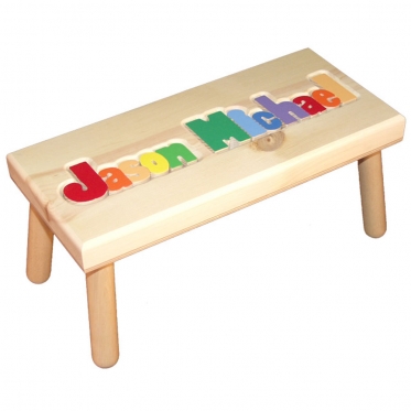 Wooden hot sale puzzle stools