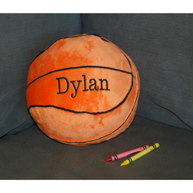 personalized basketball pillow